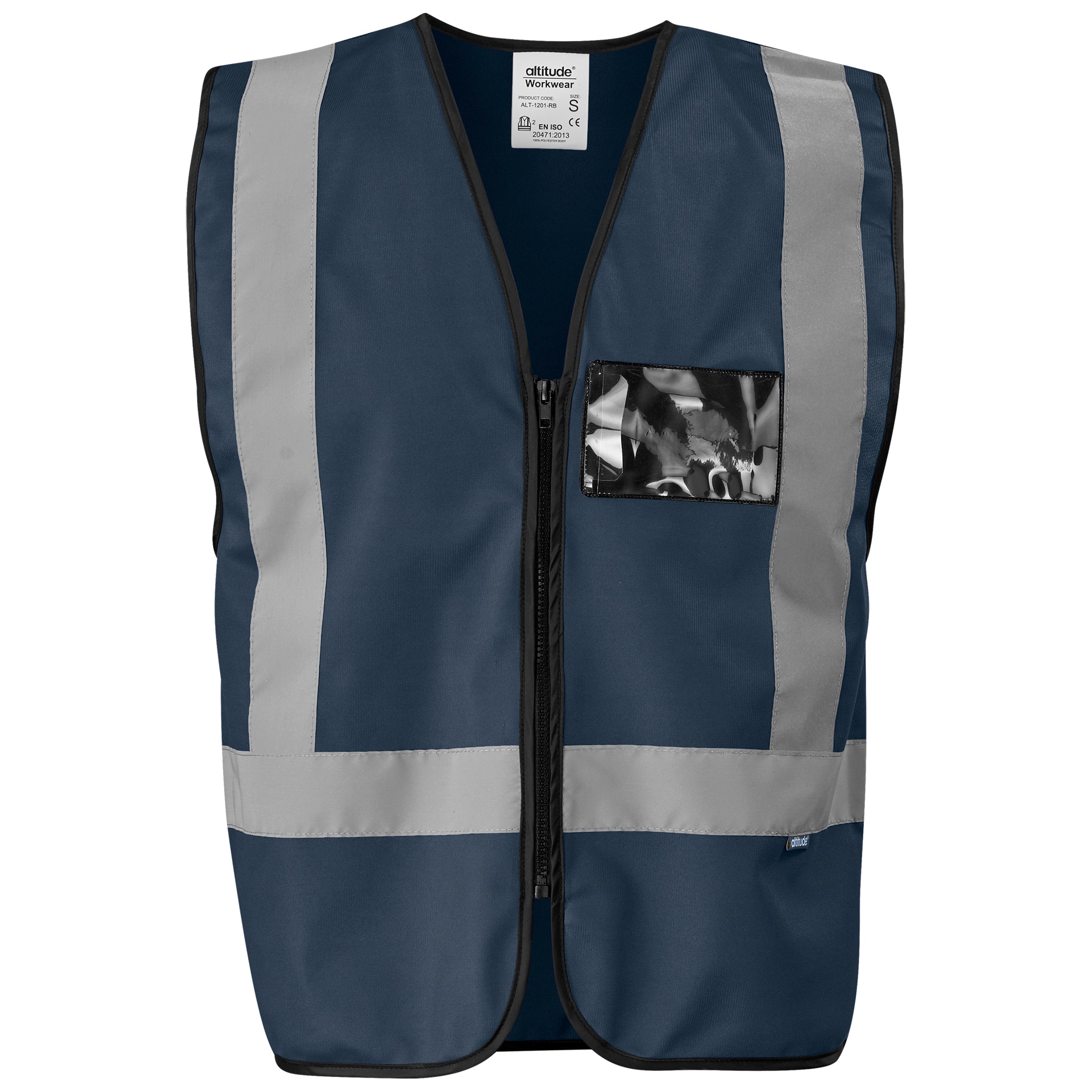 Hi-Viz Reflective Full Zip Vest