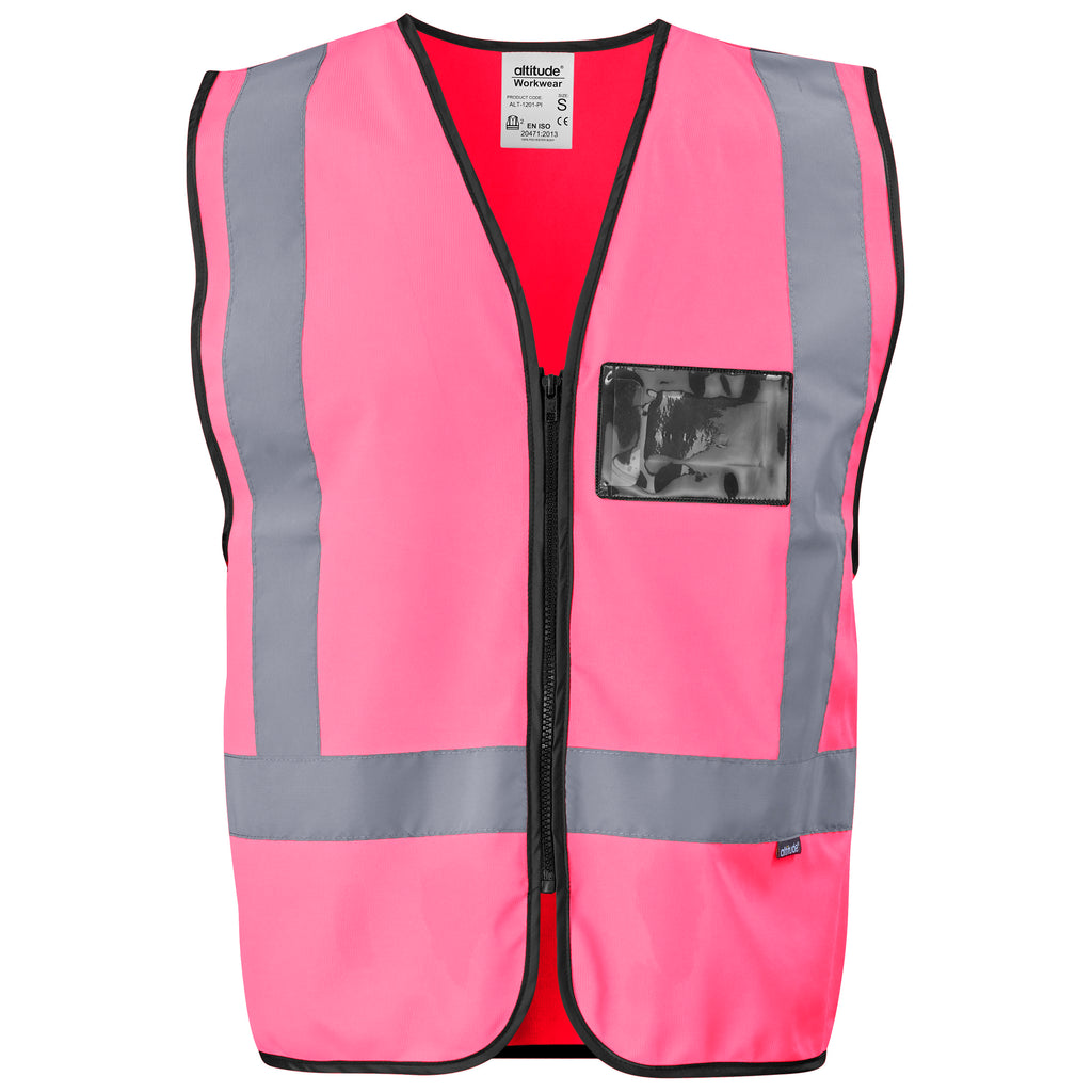 Hi-Viz Reflective Full Zip Vest