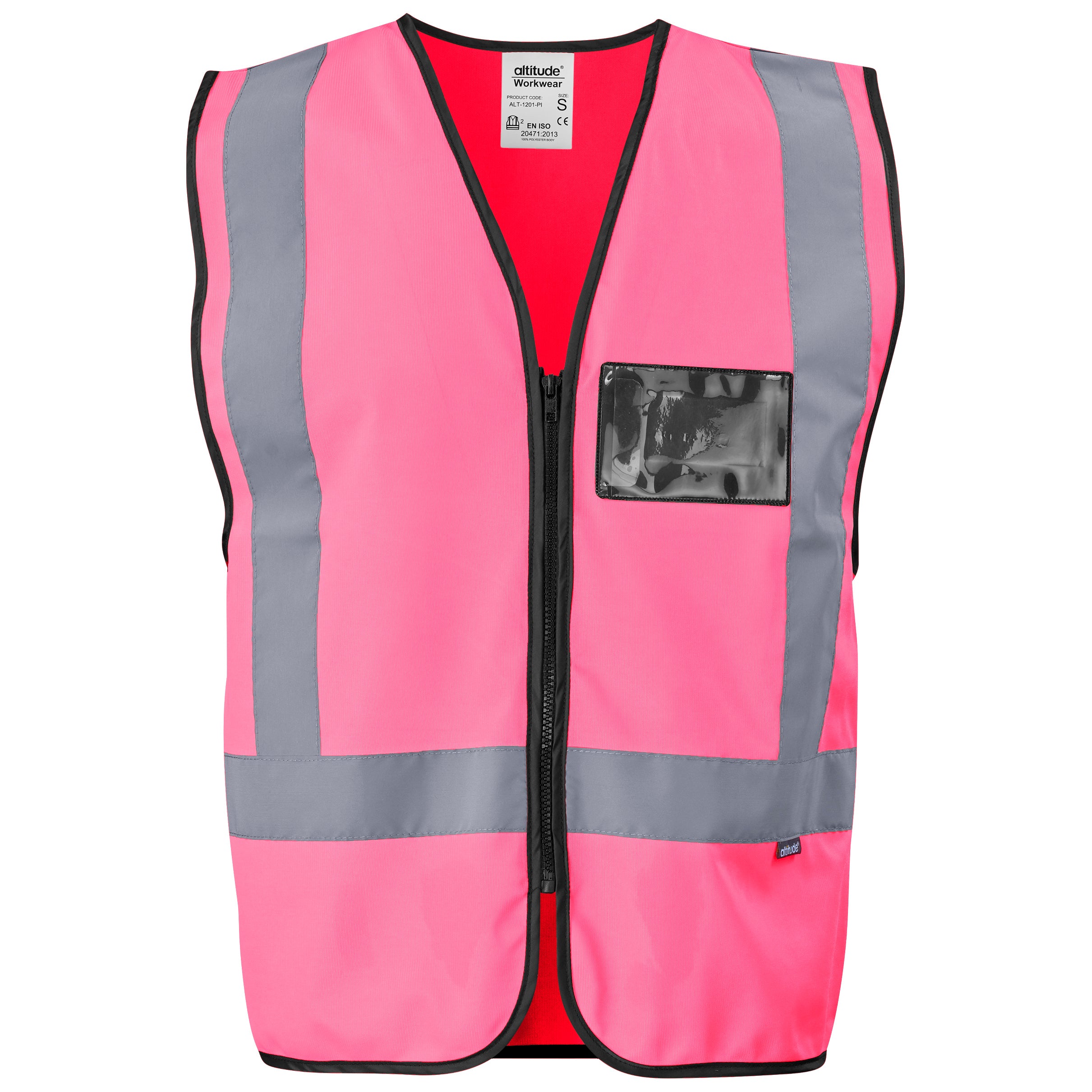 Hi-Viz Reflective Full Zip Vest