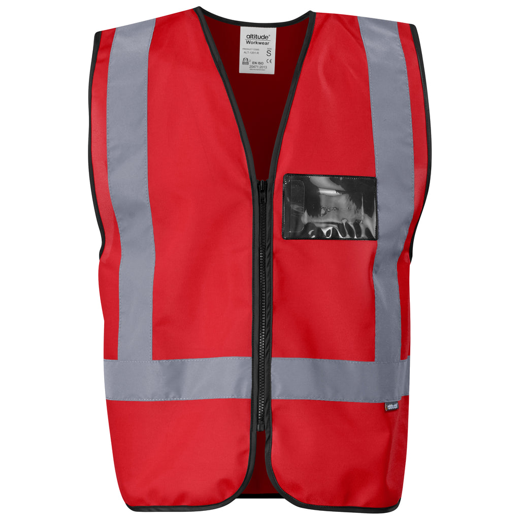 Hi-Viz Reflective Full Zip Vest