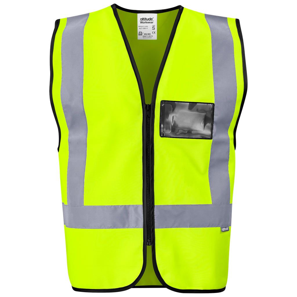 Hi-Viz Reflective Full Zip Vest