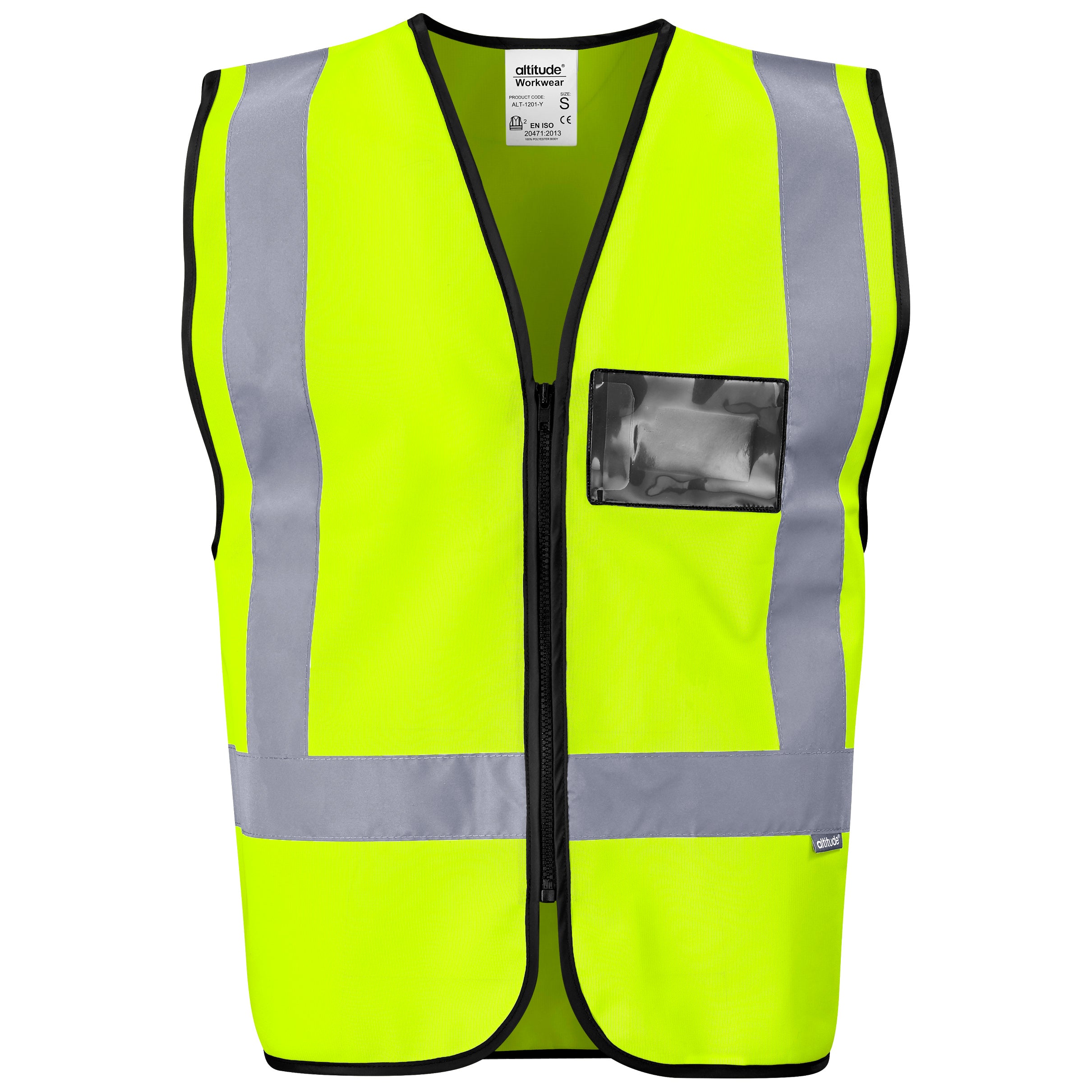 Hi-Viz Reflective Full Zip Vest