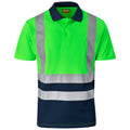 Two-Tone Hi-Viz Reflective Golf Shirt