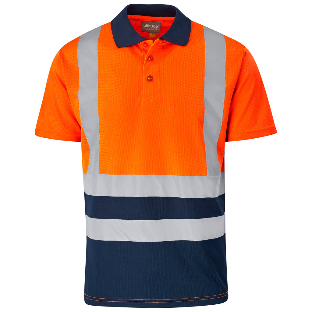 Two-Tone Hi-Viz Reflective Golf Shirt
