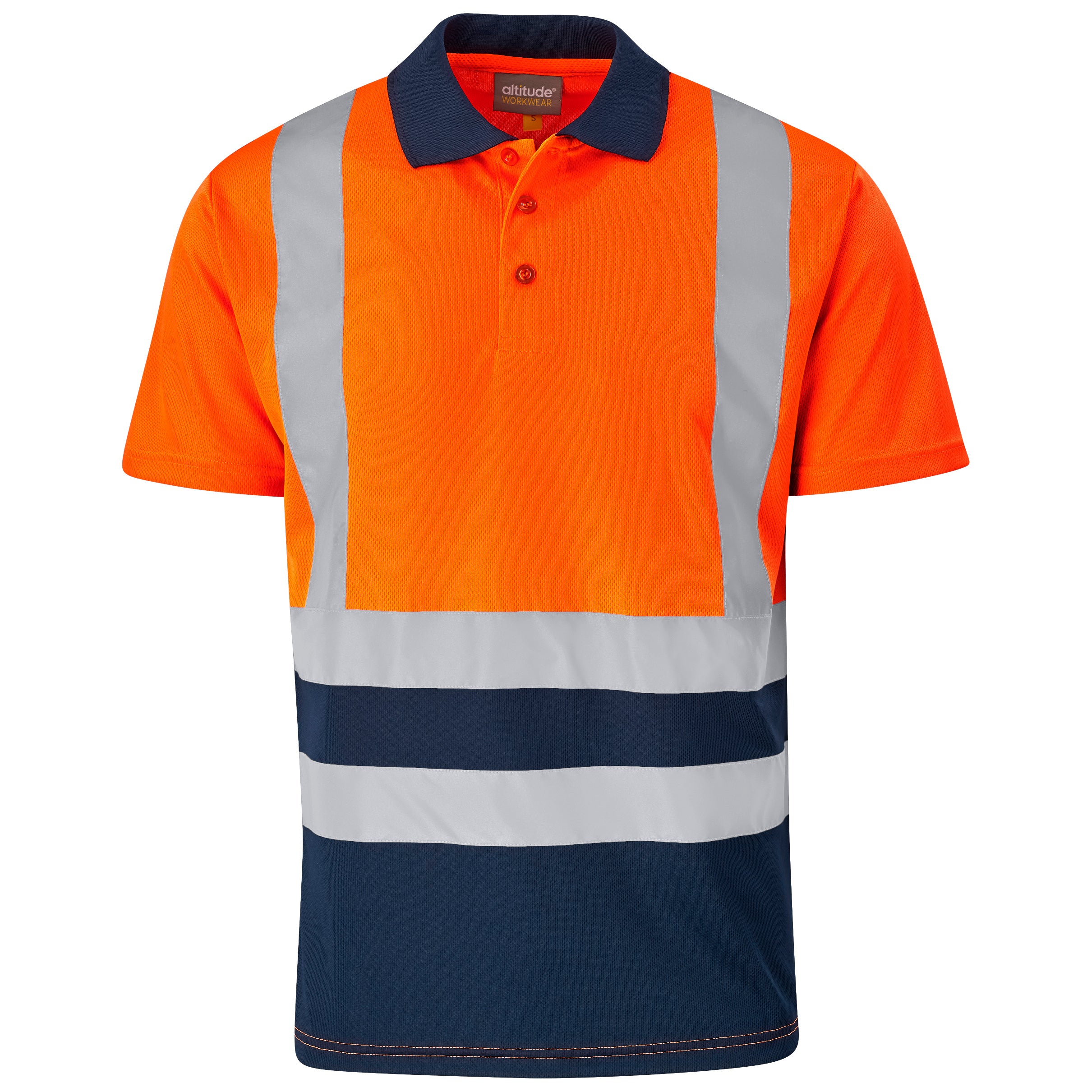 Two-Tone Hi-Viz Reflective Golf Shirt