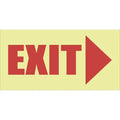 SABS Photoluminescent exit right safety sign