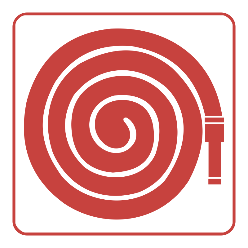 SABS Fire Hose Reel Safety Sign