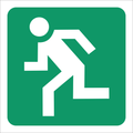 SABS Escape route left safety sign