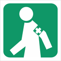 SABS Manned first aid station safety sign