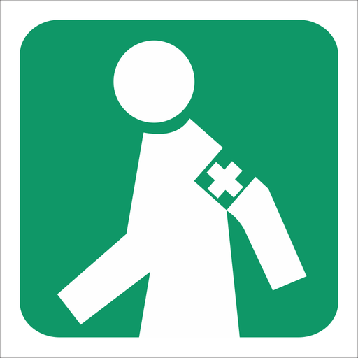 SABS Manned first aid station safety sign