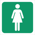 SABS Ladies toilet safety sign