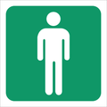 SABS Gents toilet safety sign