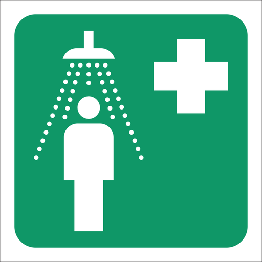 SABS Safety shower safety sign