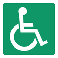 SABS Wheel chair safety sign