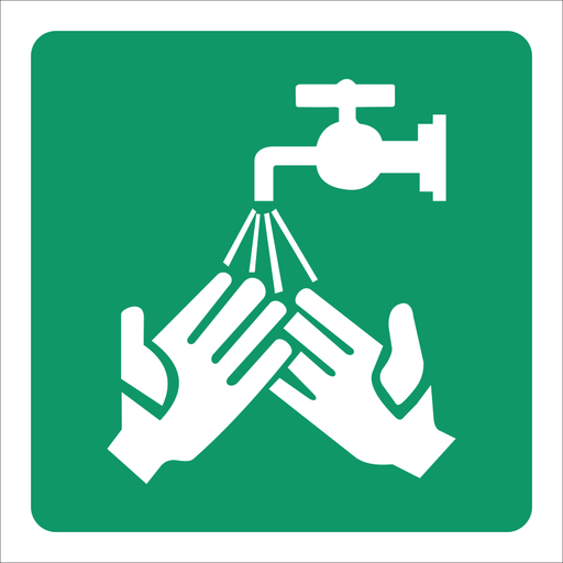 SABS Tap for washing hands safety sign