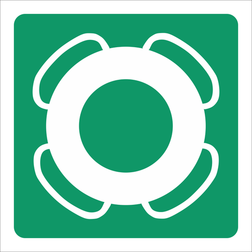 SABS Lifebuoy safety sign