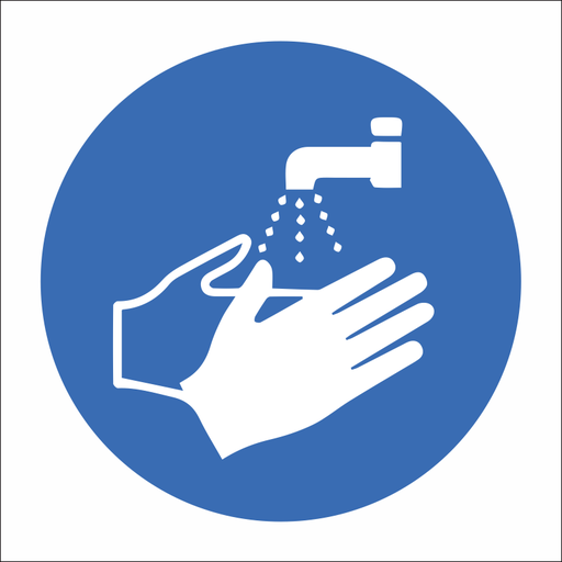 SABS Wash hands safety sign
