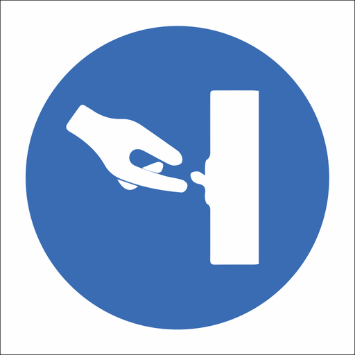 SABS Switch of when not in use safety sign