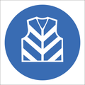 SABS Reflective vest safety sign