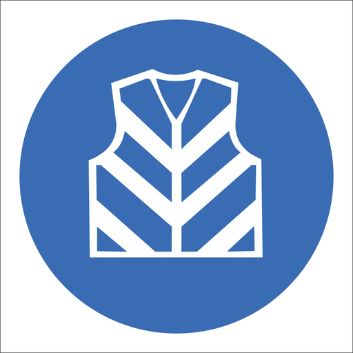 SABS Reflective vest safety sign