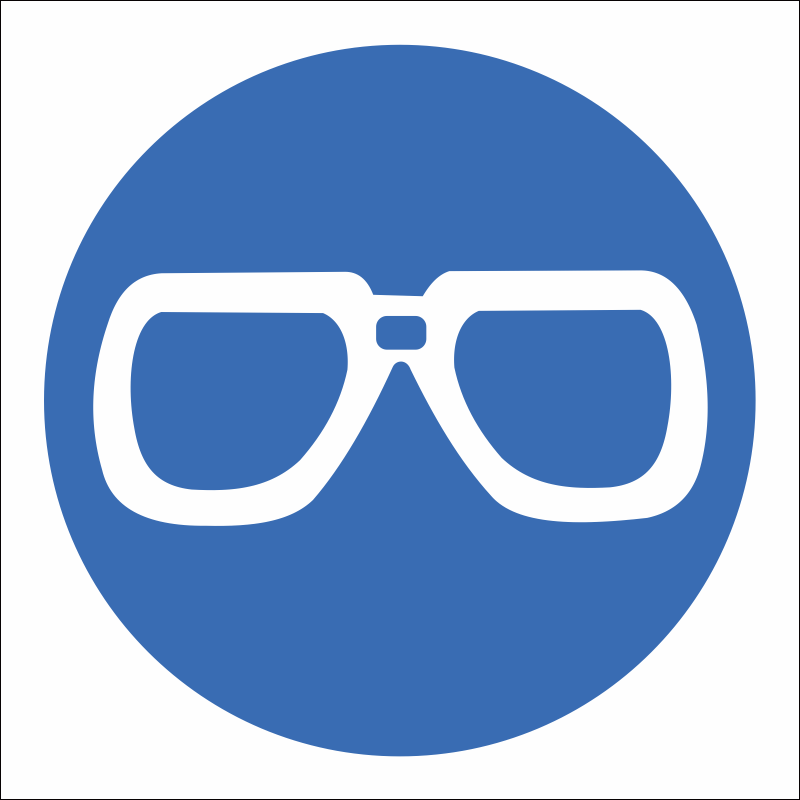 SABS Eye protection safety sign