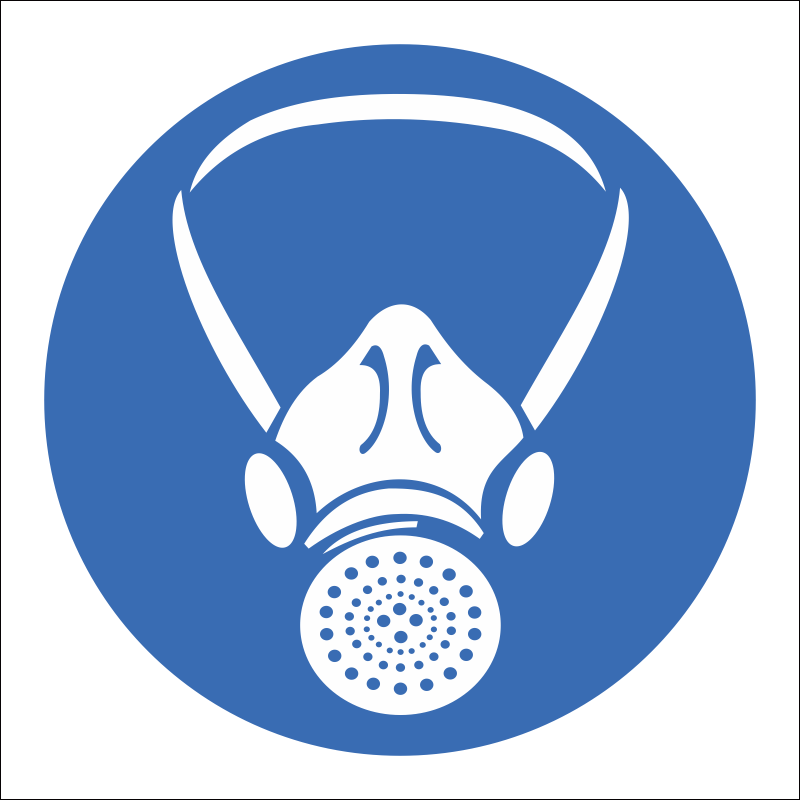 SABS Respiratory protection safety sign