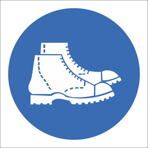 SABS Foot protection safety sign