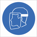 SABS Face protection safety sign