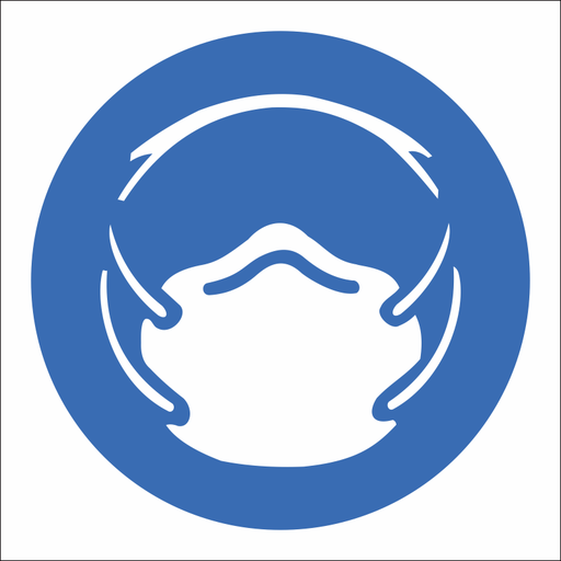 SABS Dust mask protection safety sign
