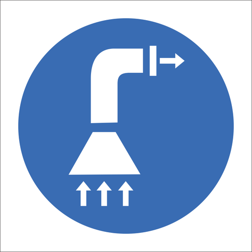 SABS Air extraction safety sign