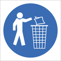 SABS Keep area clean safety sign