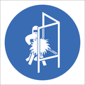 SABS Welding screen safety sign