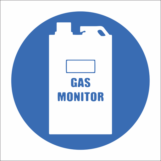 SABS Carbon monoxide gas monitor safety sign