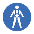 SABS Full body harness safety sign