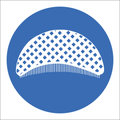 SABS Hair net safety sign